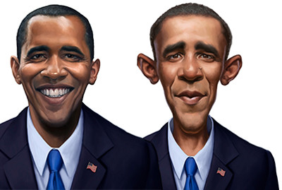 obama caricature