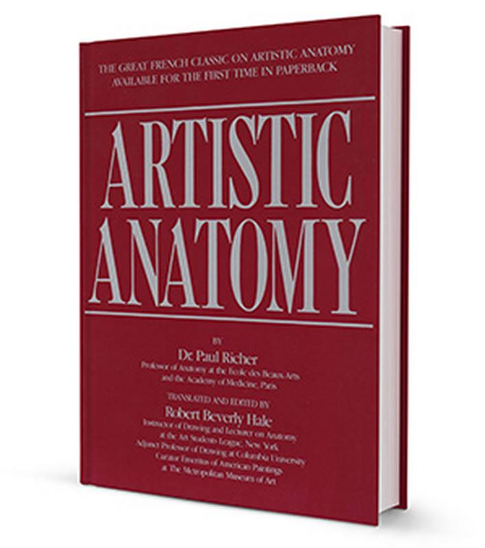 artistic anatomy book by dr paul richer