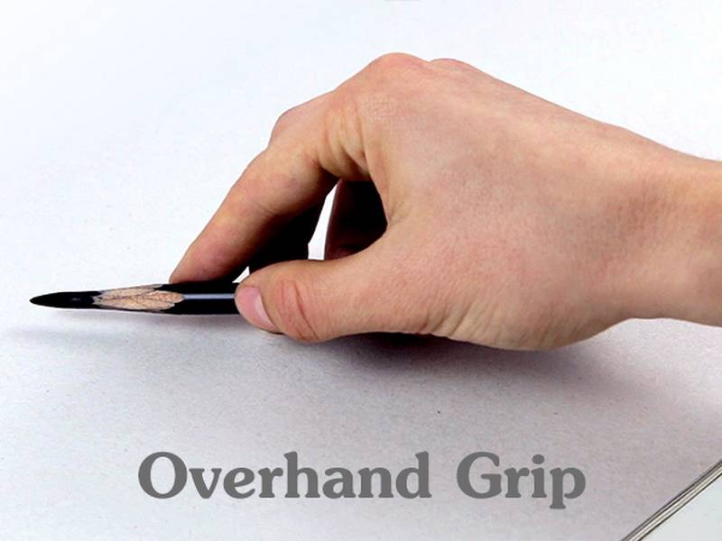 drawing overhand grip