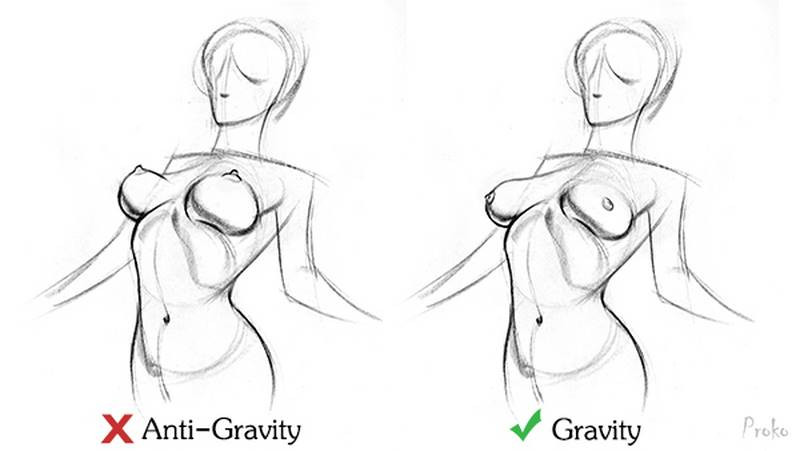 anti gravity breasts