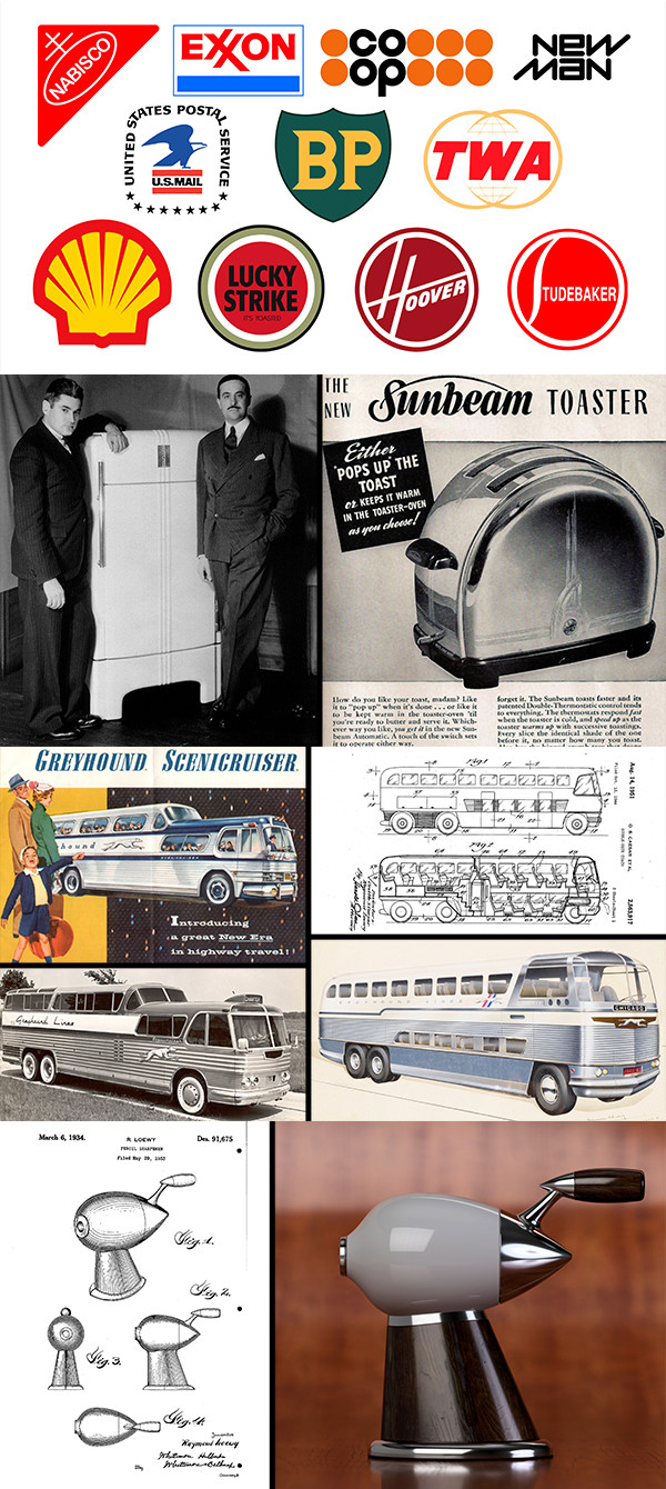 Raymond Loewy designs