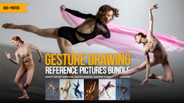 Gesture Drawing Reference Pictures Bundle
