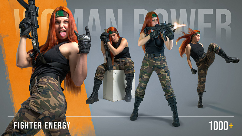 Proko - 1000+ Woman Power: Fighter Energy