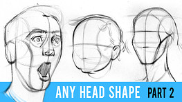 Draw ANY Head Type with the Loomis Method – Part 2