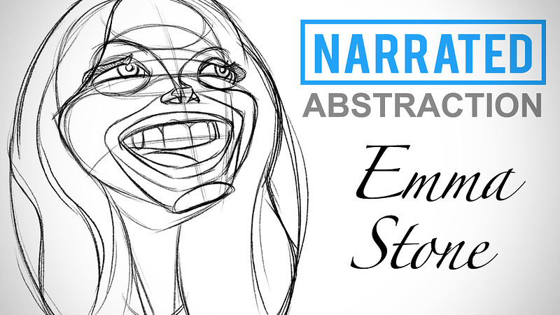 Proko - Narrated Abstraction Example - Emma Stone