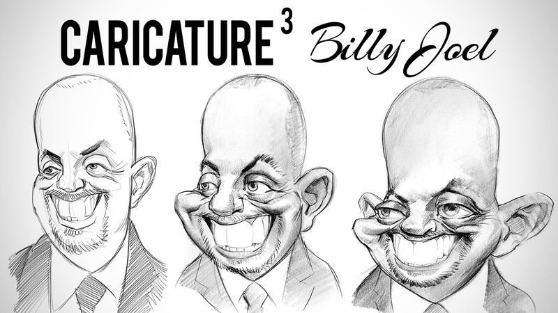 Proko Caricature Of A Caricature Billy Joel 