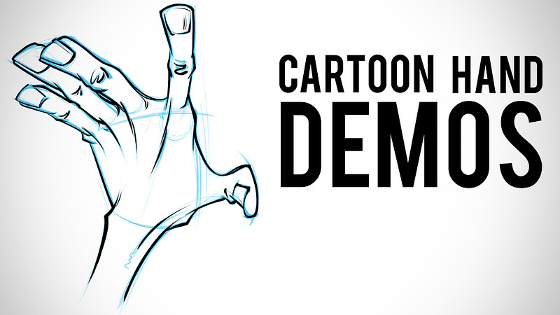 Proko Cartoon Hand Demos