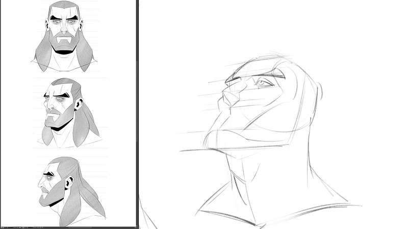 Proko - Character Consistency - Drawing multiple angles for our character