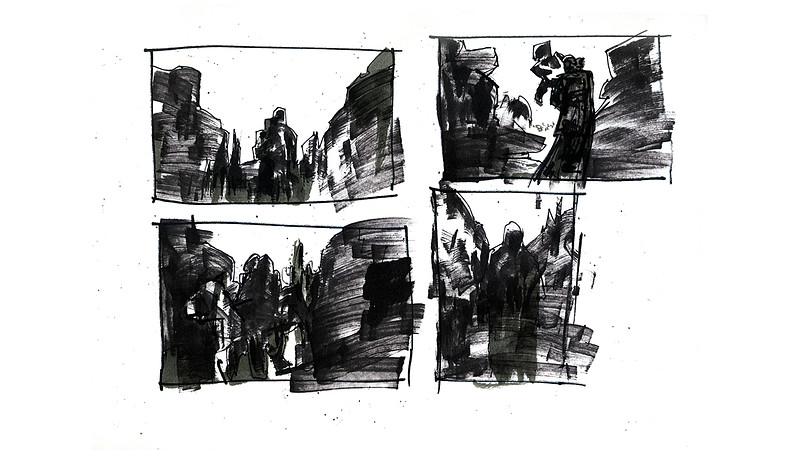 Proko - 5C: [Demonstration] Figures in Landscape in Ink