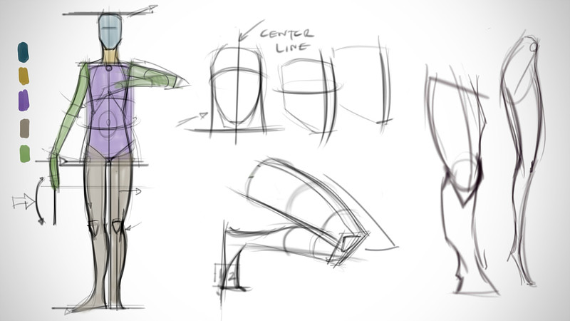 Proko - Drawing Gesture for Drapery
