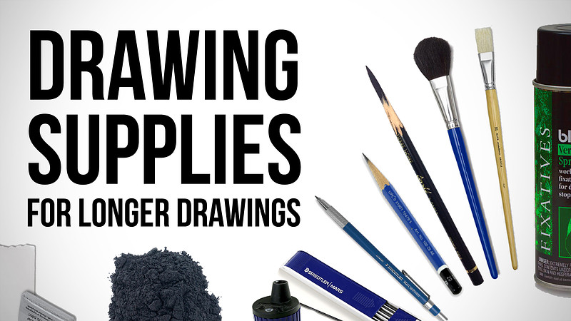 Proko - Drawing Supplies I Use for Longer Drawings