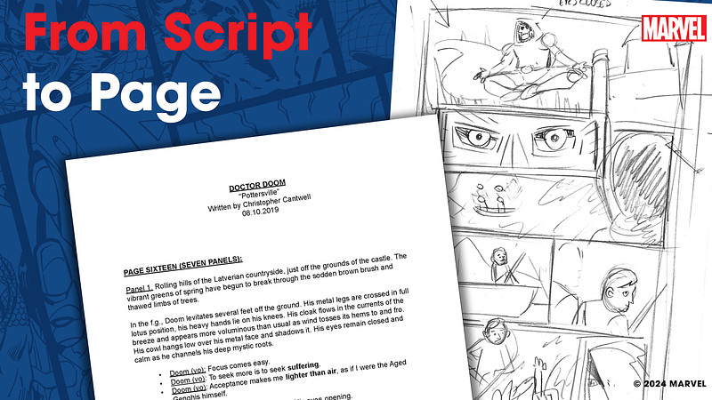 Proko - From Script to Page - Doctor Doom Demo