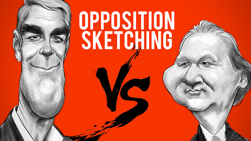 Proko - How to Caricature Difficult Faces with Opposition Sketching