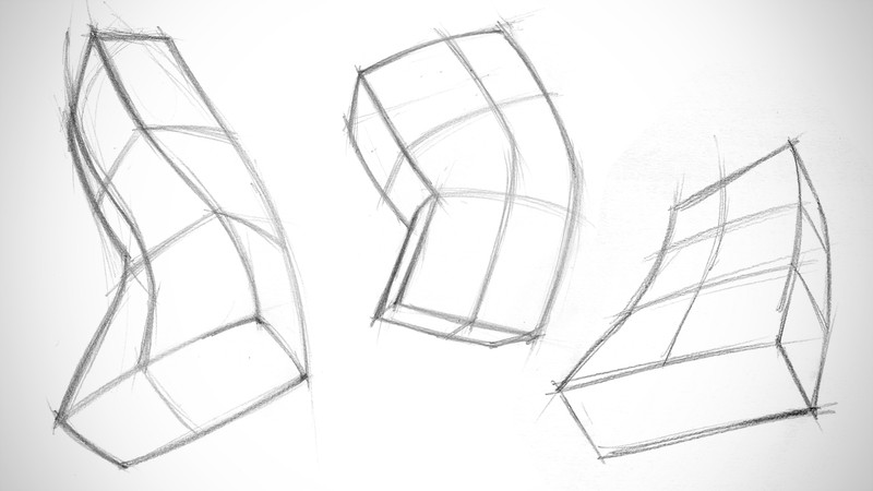 Proko - Project - Gestural Torso Boxes