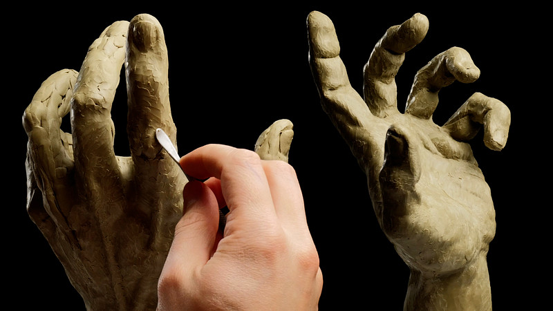 Proko - Sculpting The Hand From Life - Demo 3