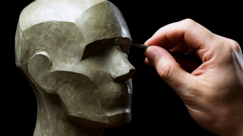 Sculpting A Simplified Head - Part 2
