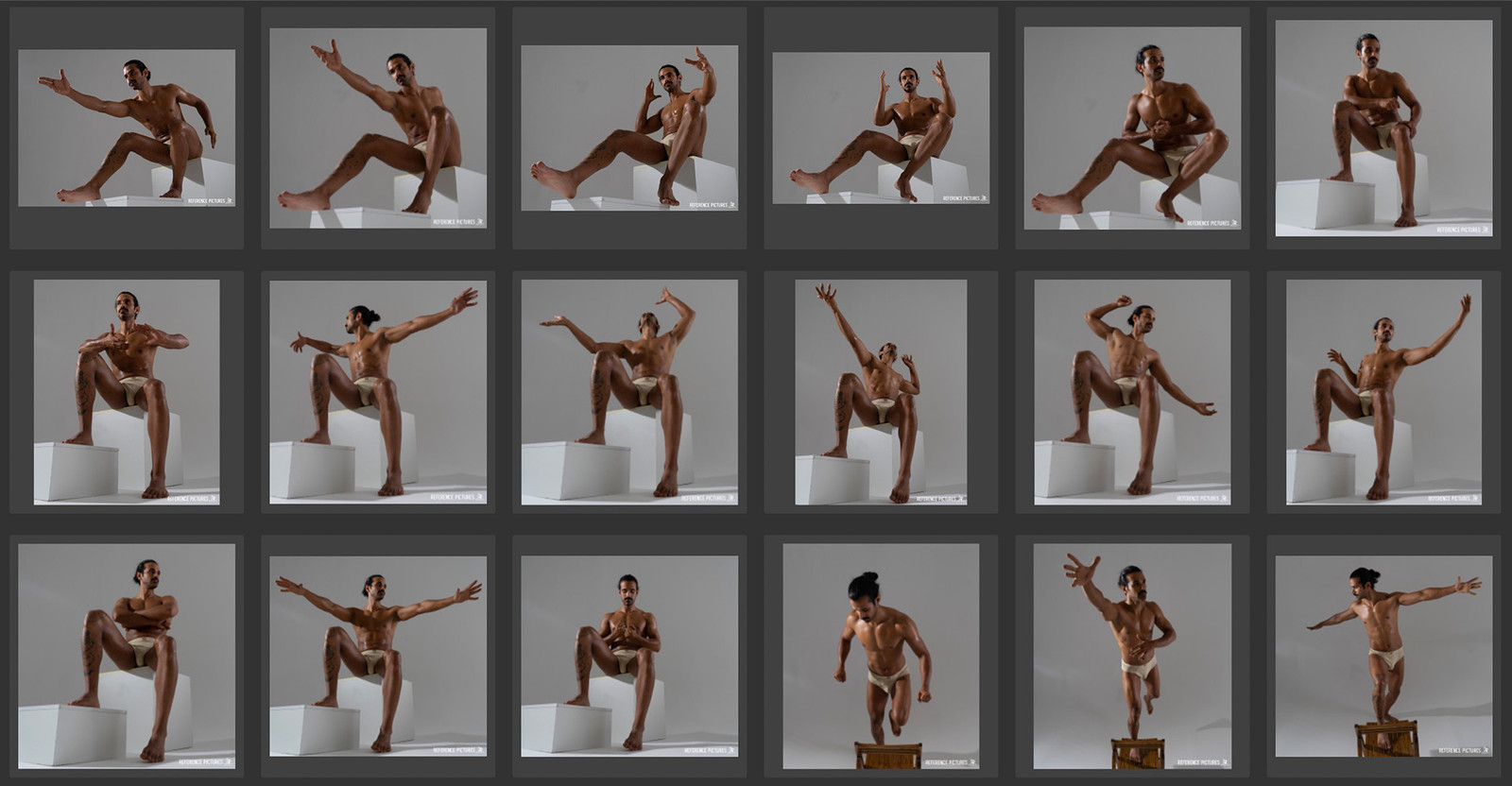 Proko Reference Model Proko - 1300+ Male Figure Reference Pack – Strong, Expressive & Dynamic