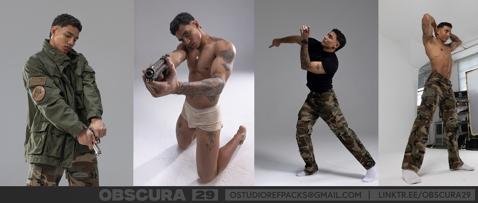 Proko - Elite Soldier: 1200+ Male Pose Collection
