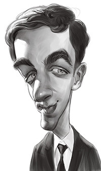 BJ Novak Caricature
