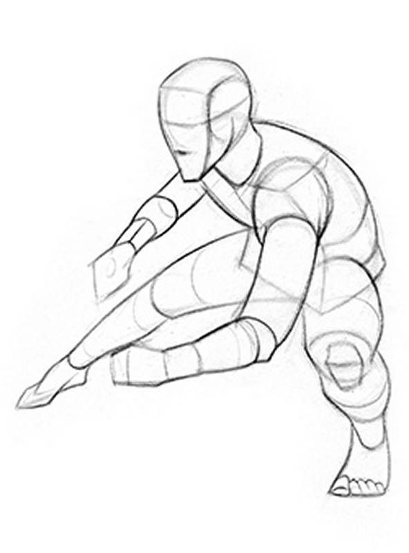 constructing drawings as forms in perspective