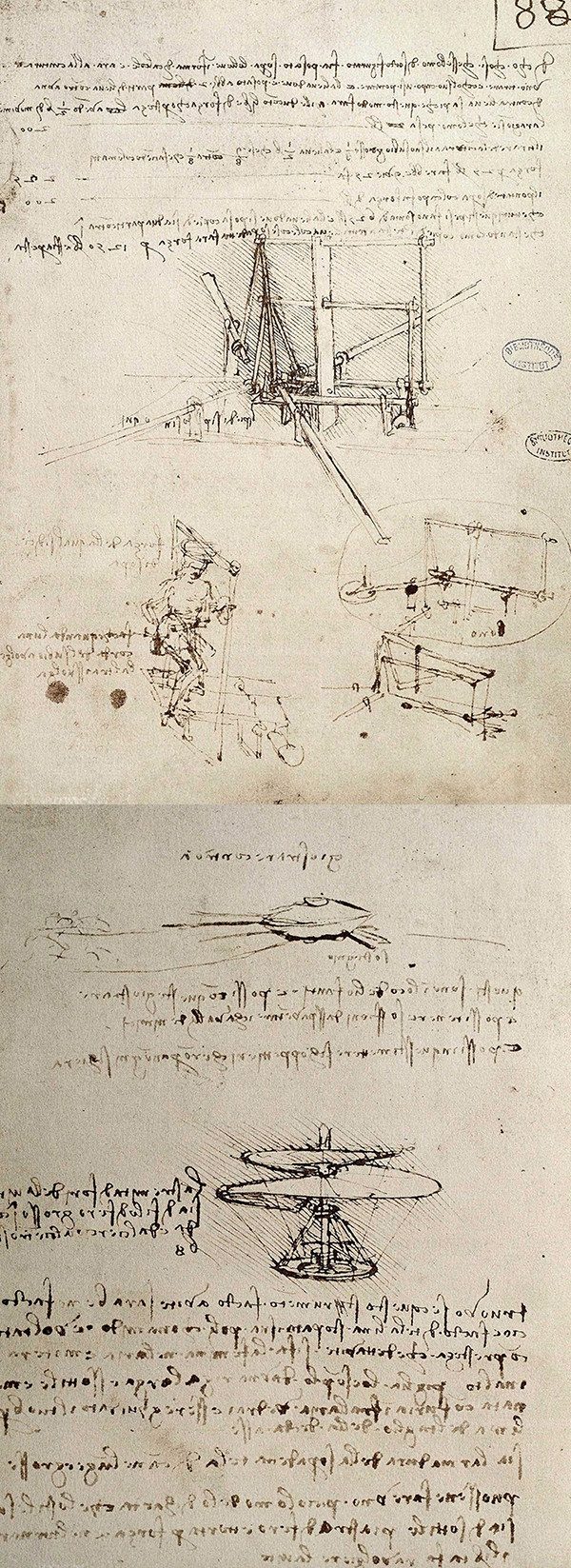 leonardo davinci sketchbook
