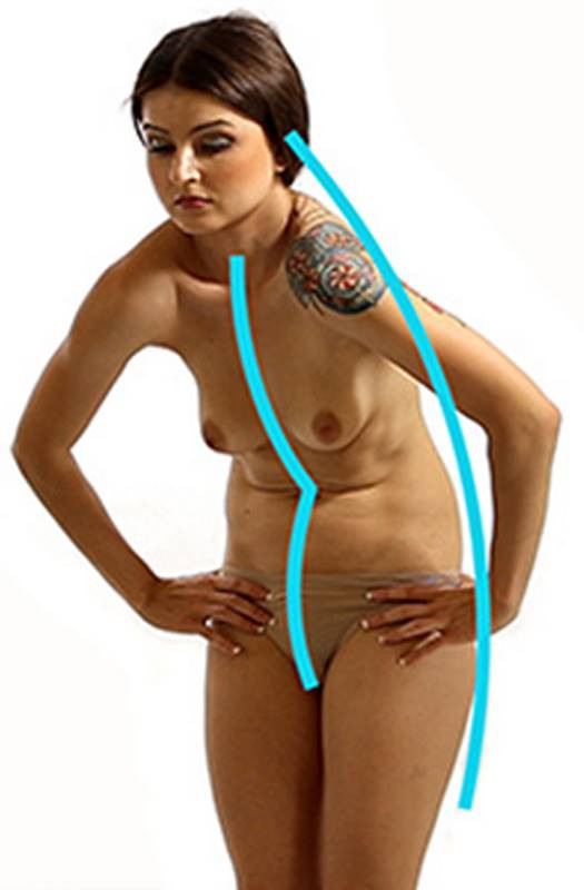 pinch in the front stretch in the back