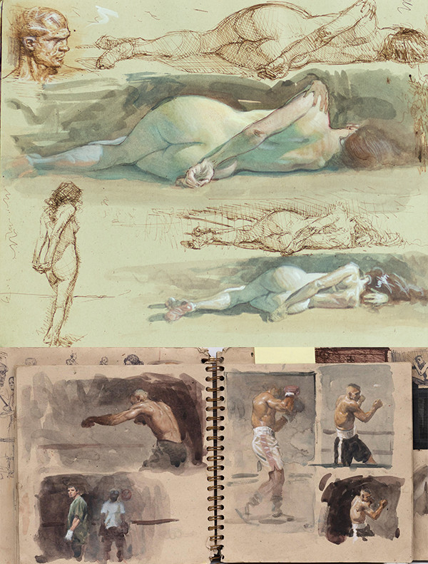 steve huston sketchbook