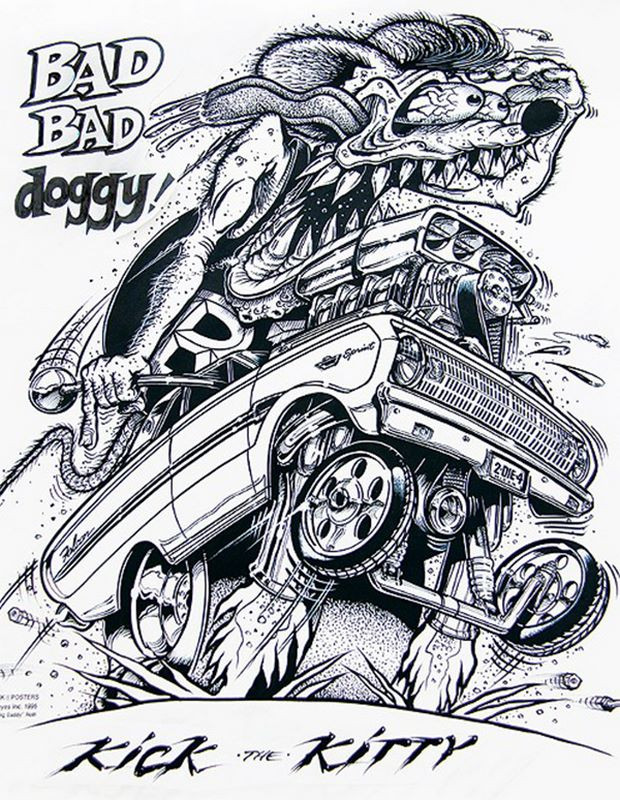 Ed Roth Bad Bad Doggy