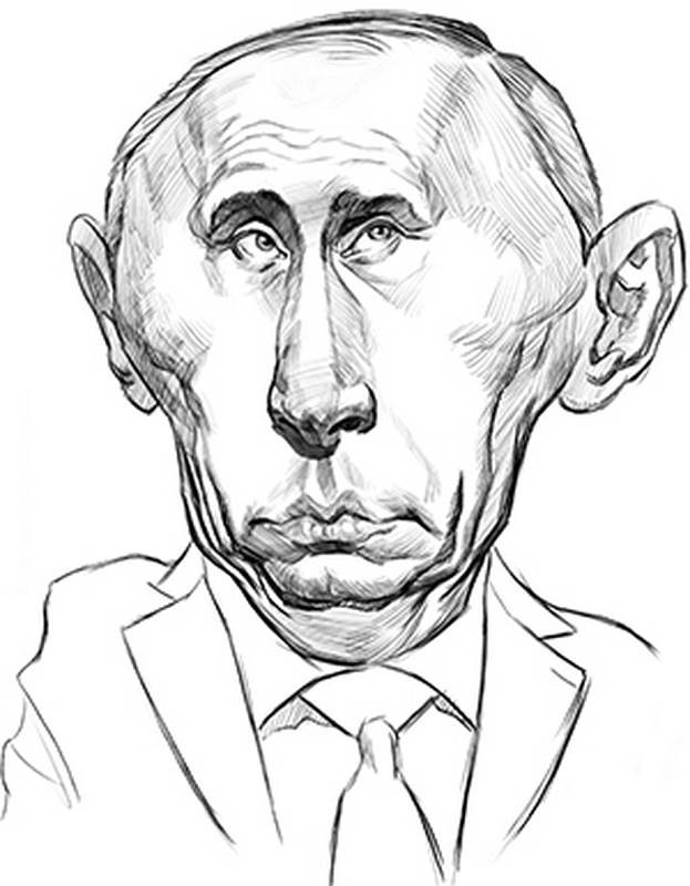 vladimir putin caricature