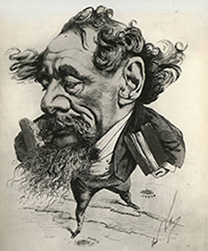 charles dickens caricature