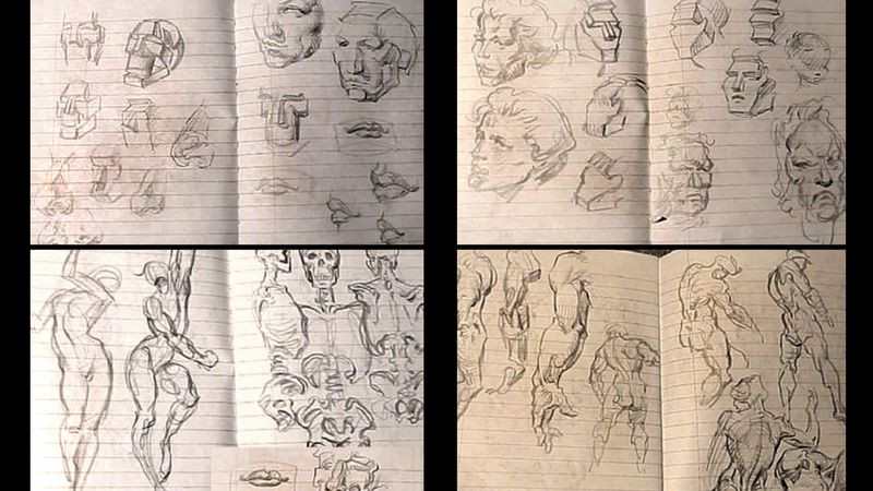 Frazetta Bridgman Studies