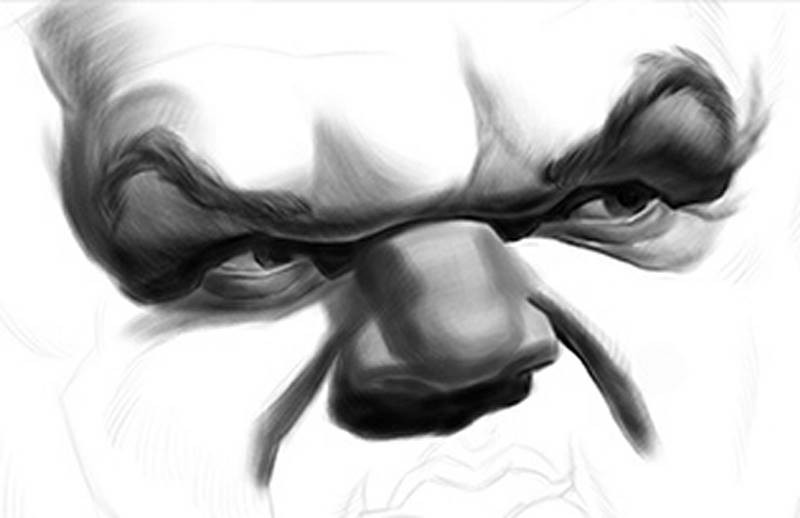 court jones john c reilly caricature