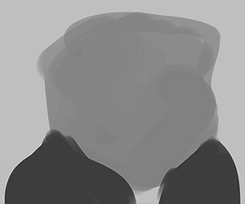 kim jung un digital painting sketch