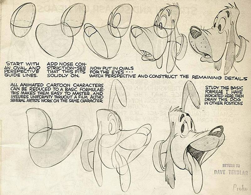 preston blair dog head