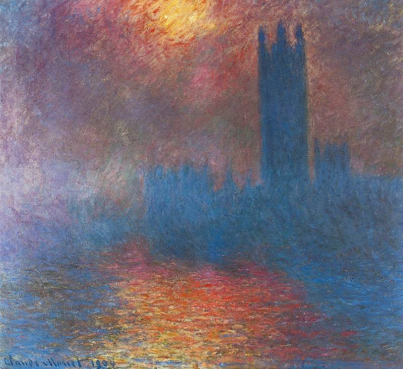 claude monet parliament