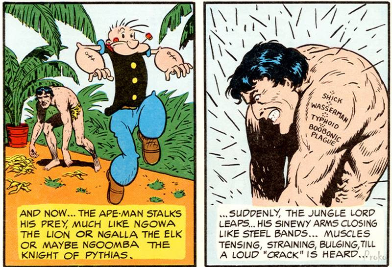 bill elder popeye tarzan