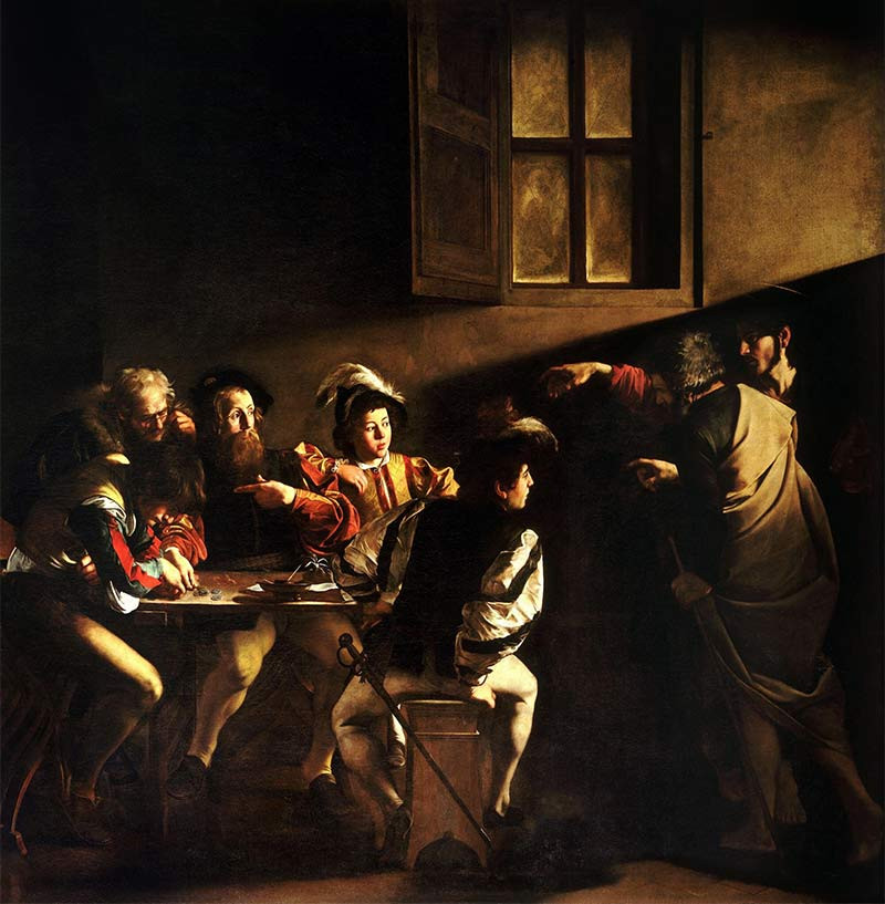 Caravaggio Calling of St Matthew s3e19