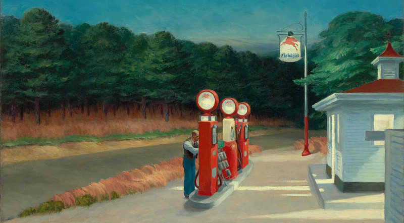 edward hopper gas