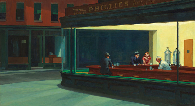 edward hopper diner