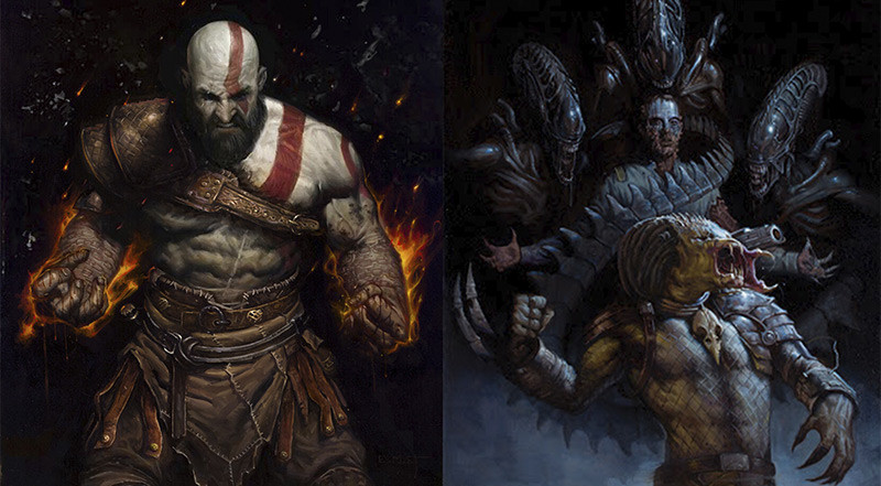 erik gist god of war artwork