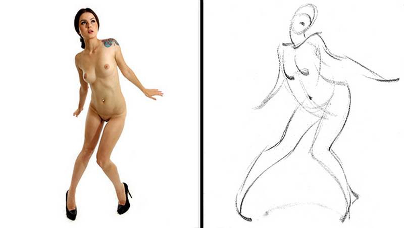 exaggerate to push the pose