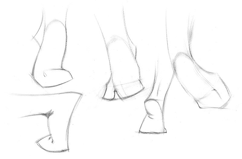 foot pencil quicksketches