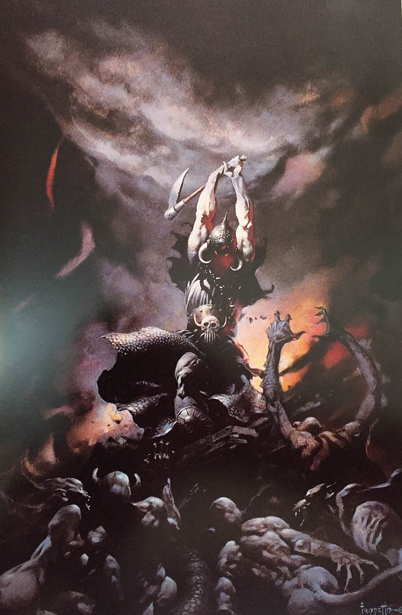 frank frazetta painting draftsmen s3e17