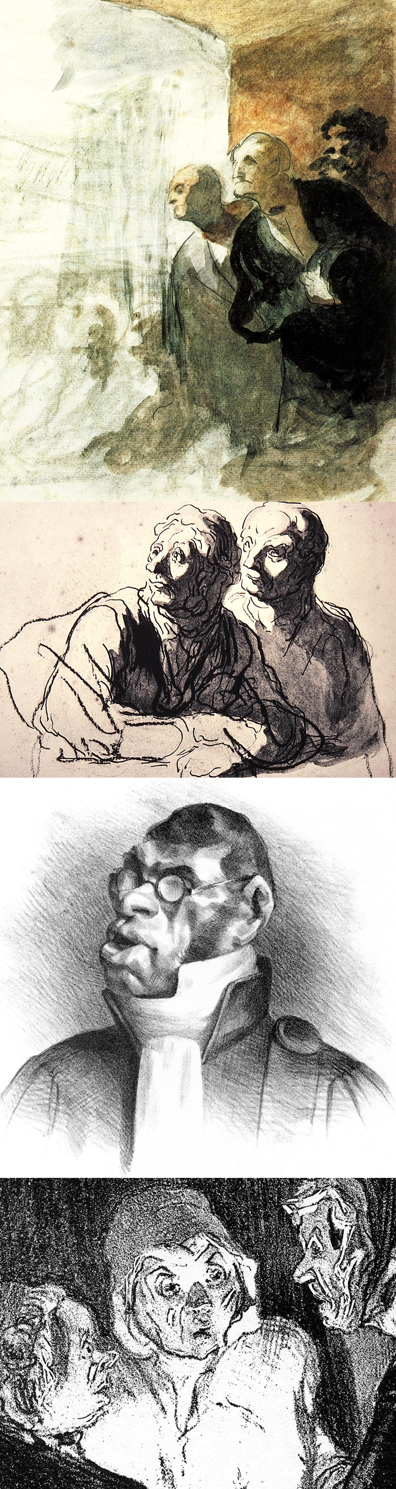 honore daumier various artwork
