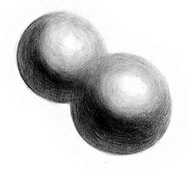 illusion of depth balls blurred edge