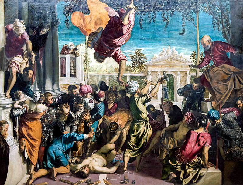 jacopo tintoretto painting draftsmen s3e17