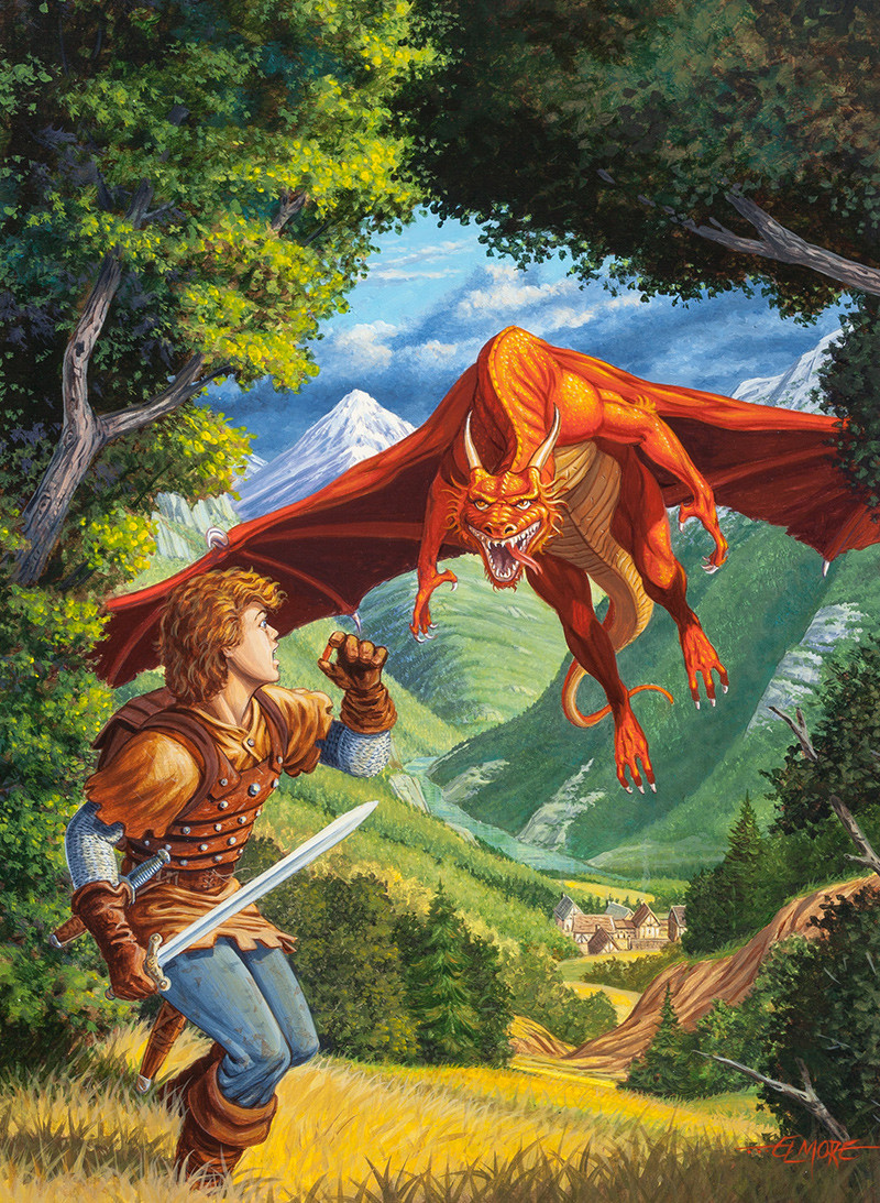 larry elmore dungeons and dragons art
