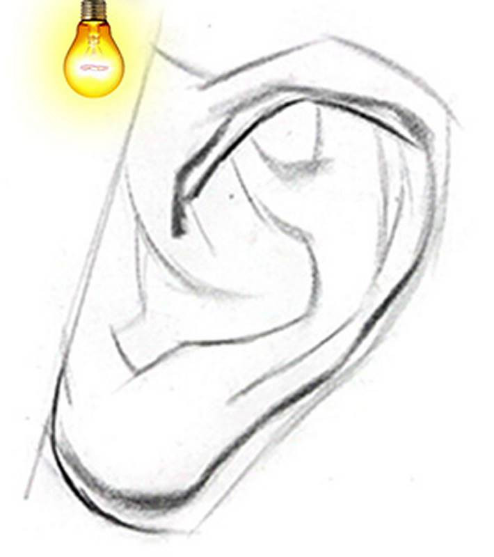 light sourse of the ear