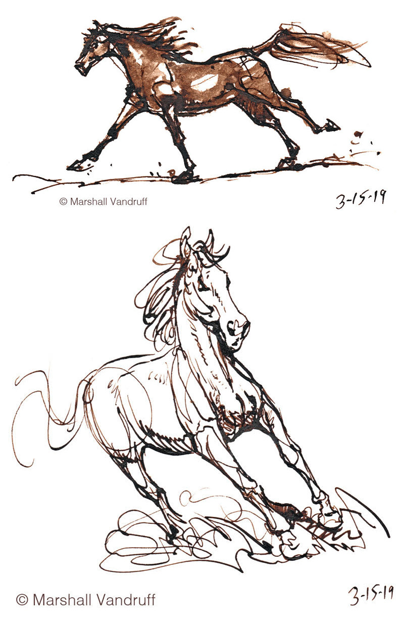 marshall vandruff horse drawings s3e18