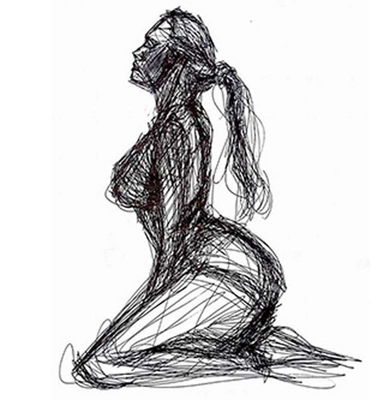 messy drawing example